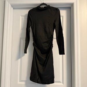 Maternity Black Long Sleeve Dress